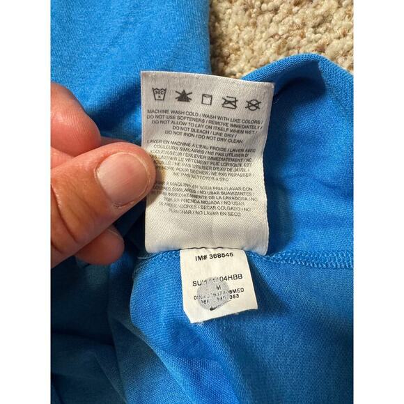 Nike Dri-Fit Sleeveless shirt, size women's Medium, Blue - Picture 8 of 8